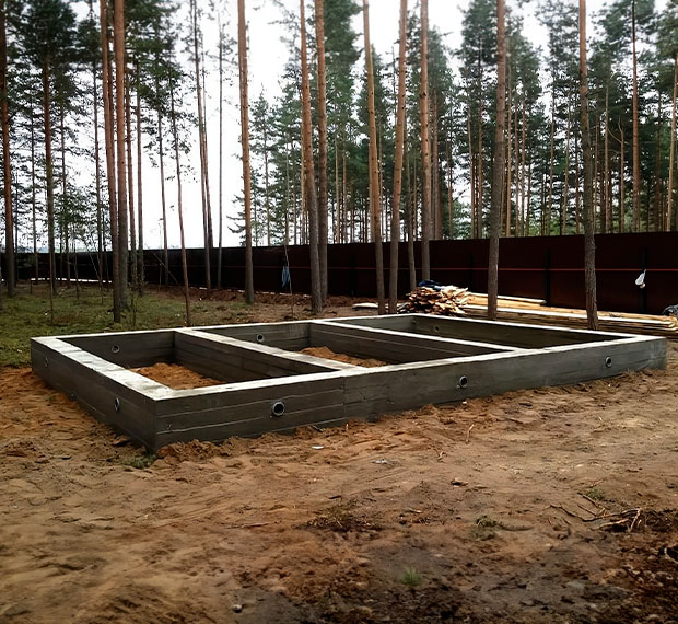 Свайно-ростверковый фундамент под ключ в Буйнакске